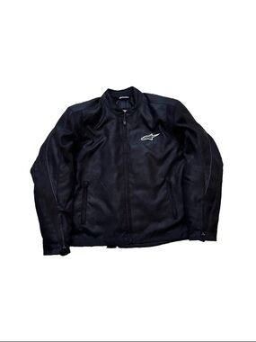 Alpinestars Black Label Men's Armored Motorcycle Jacket + Liner Size 2XL